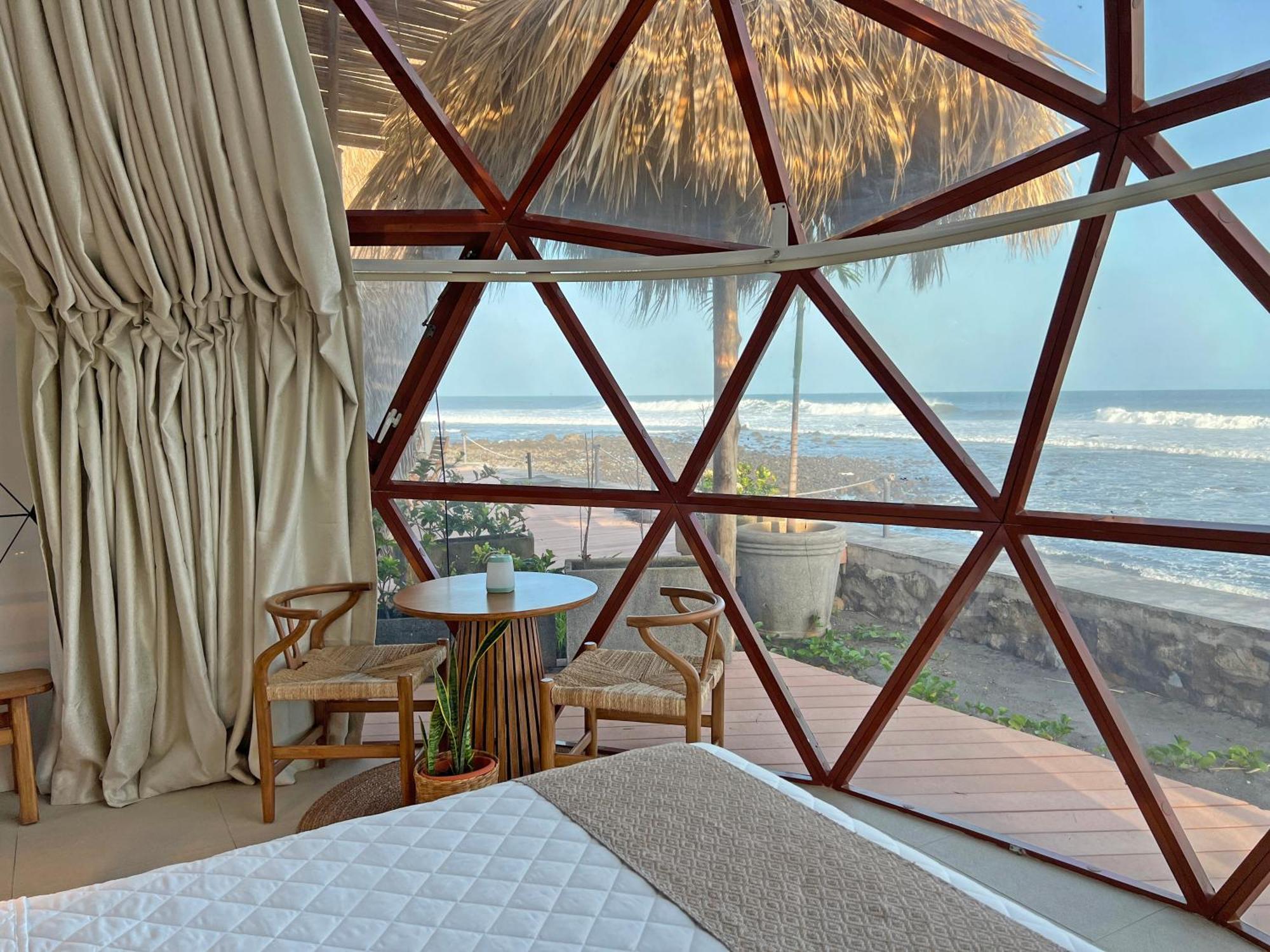 Almare Zonte - Beachfront Glamping Hotel El Zonte Luaran gambar
