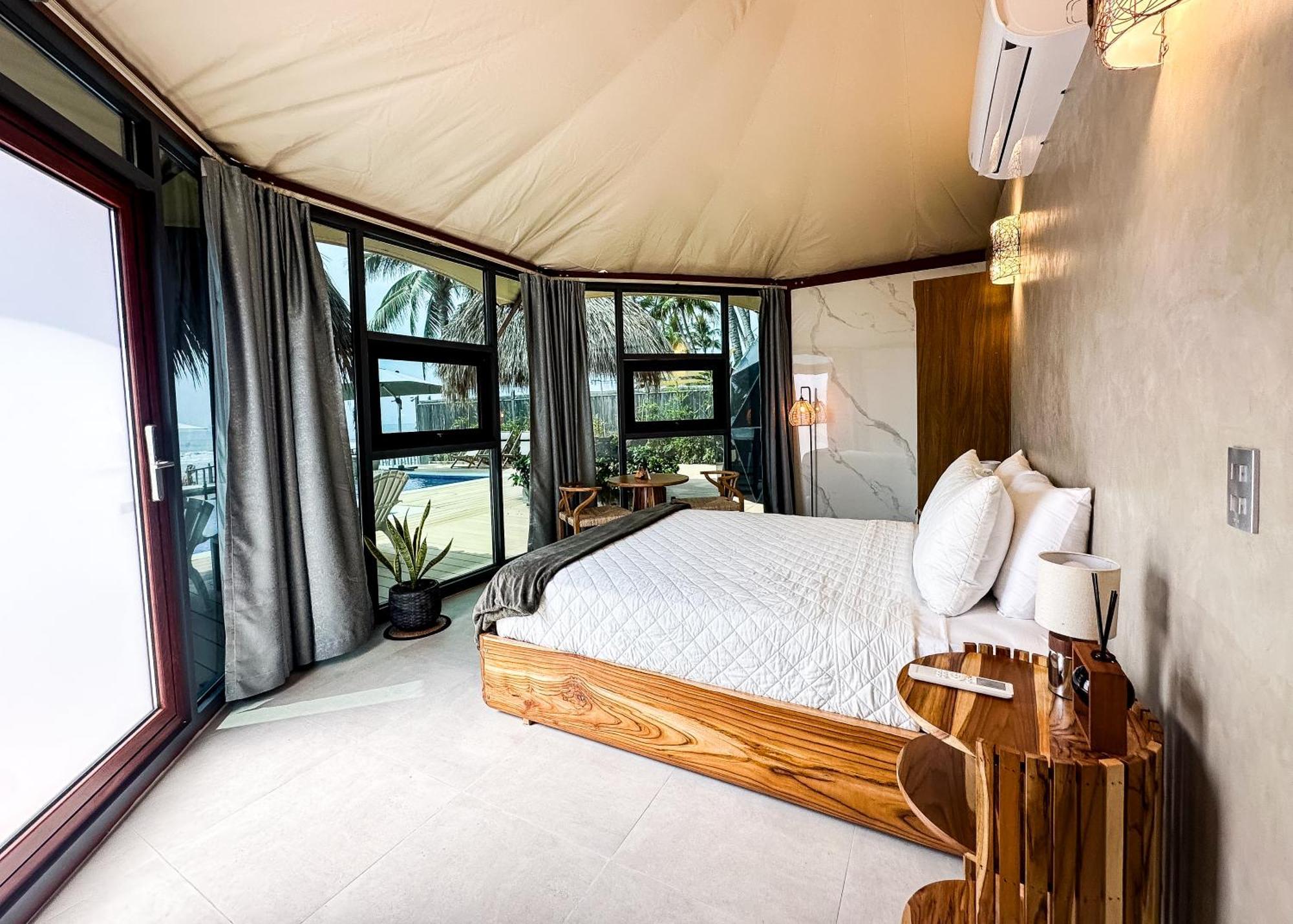 Almare Zonte - Beachfront Glamping Hotel El Zonte Luaran gambar